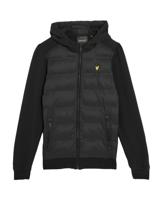 Lyle & Scott winter hybrid hoodie jongens - zwart
