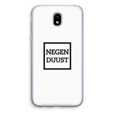 Negenduust vierkant: Samsung Galaxy J5 (2017) Transparant Hoesje