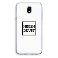 Negenduust vierkant: Samsung Galaxy J5 (2017) Transparant Hoesje
