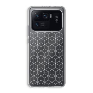 Zwart-witte kubussen: Xiaomi Mi 11 Ultra Transparant Hoesje