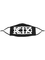 KTZ masque à logo imprimé - Noir