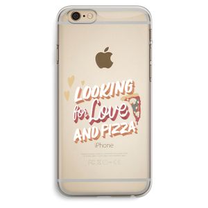 Pizza is the answer: iPhone 6 Plus / 6S Plus Transparant Hoesje