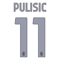 Pulisic 11 (Officiële AC Milan Away Bedrukking 2023-2024) - thumbnail
