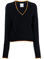 Barrie v-neck cashmere jumper - Bleu