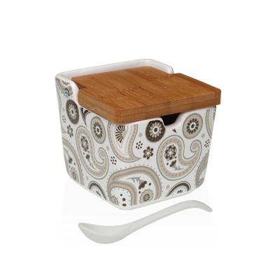Suikerpot Versa Glob Keramisch 8,8 x 8,5 x 8,8 cm