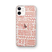 Marrakech Pink: iPhone 12 mini Transparant Hoesje
