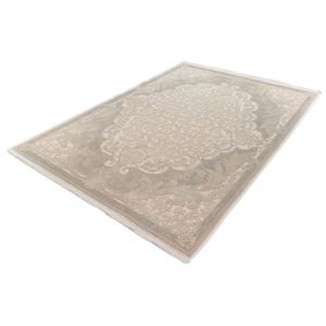 Exclusief Viscose Vloerkleed - Vintage - Grijs -160 x 230 cm