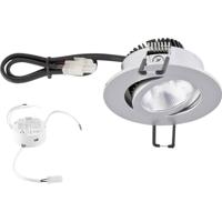 EVN PC20D61502 EVN Lichttechnik LED-inbouwlamp LED LED vast ingebouwd 6 W Chroom