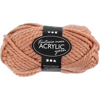 Creativ Company Fantasia acrylgaren, l: 35 m, maxi, beige, 50 gr/ 1 bol