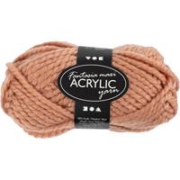 Creativ Company Fantasia acrylgaren, l: 35 m, maxi, beige, 50 gr/ 1 bol