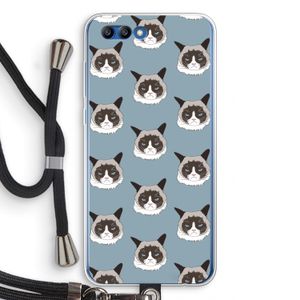 It's a Purrr Case: Honor 10 Transparant Hoesje met koord