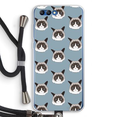 It's a Purrr Case: Honor 10 Transparant Hoesje met koord