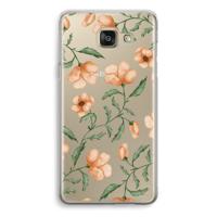 Peachy flowers: Samsung Galaxy A5 (2016) Transparant Hoesje