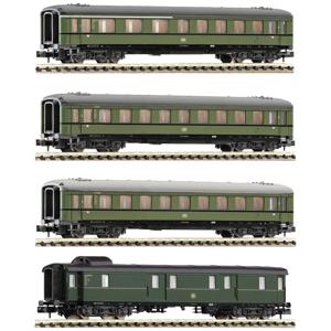 Fleischmann 6260004 N set van 4 sneltreinrijtuigen van de DB