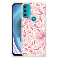 Motorola Moto G71 5G TPU Case Pink Flowers - thumbnail