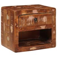 Wandkastje Multikleur 40 x 30 x 36 cm massief gerecycled hout
