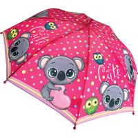 Tom Kinderparaplu Koala Meisjes 38 Cm Polyester Roze - thumbnail