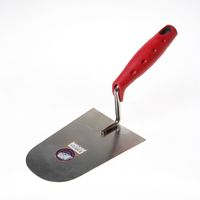 Metselmeisje Stucadoorstroffel roestvaststaal softgrip rond 180mm - thumbnail