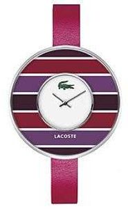 Lacoste horlogeband 2000577 / LC-37-3-29-2208 Leder Roze 10mm