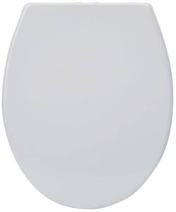 Saqu Clear toiletbril met softclose en quick release 37,2x44,6x5,2cm Mat wit