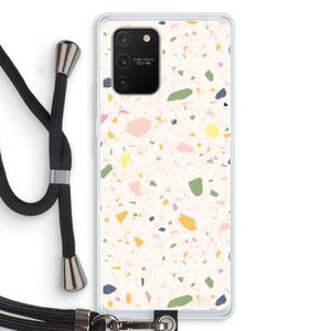 Terrazzo N°21: Samsung Galaxy S10 Lite Transparant Hoesje met koord