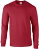 Gildan G2400 Ultra Cotton™ Long Sleeve T-Shirt - Cardinal Red - S