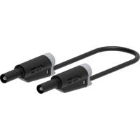 Electro PJP 2711-IEC-CD1-50N Meetsnoer Steekaansluiting 4 mm, Bananenstekker 50 cm Zwart 1 stuk(s)