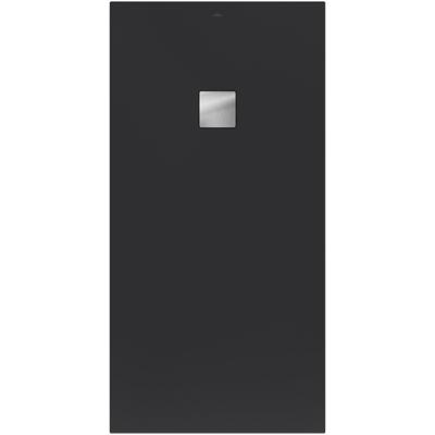 Villeroy & Boch Excello douchevloer - 160x80cm - polyurethaan/acryl Anthracite uda1680exc2v-1s