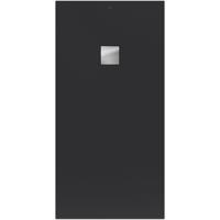 Villeroy & Boch Excello douchevloer - 160x80cm - polyurethaan/acryl Anthracite uda1680exc2v-1s