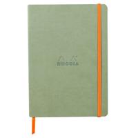 Notitieboek Rhodia A5 lijn 80 vel 90gr celadon
