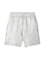 Marc Jacobs Kids short en jersey à logo imprimé - Blanc - thumbnail