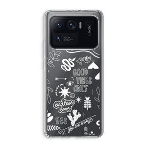 Good vibes: Xiaomi Mi 11 Ultra Transparant Hoesje