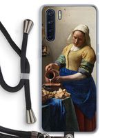 The Milkmaid: Oppo A91 Transparant Hoesje met koord
