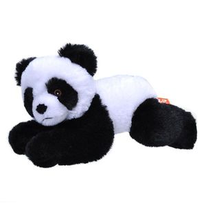 Pluche knuffel dieren Eco-kins panda beer van 24 cm   -