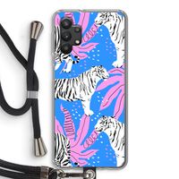 Tijger: Samsung Galaxy A32 5G Transparant Hoesje met koord