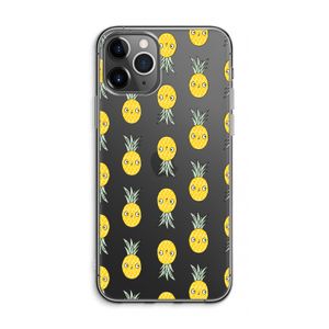 Ananas: iPhone 11 Pro Max Transparant Hoesje