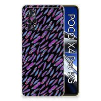 Xiaomi Poco X4 Pro 5G TPU bumper Feathers Color - thumbnail