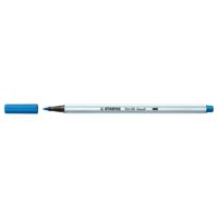 Stabilo pen 68 brush - viltstift - donkerblauw (41)