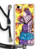 Loot Burger: Pixel 3 Transparant Hoesje met koord