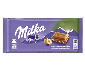 Milka Chocoladereep met Gebroken Hazelnoten 100g bij Jumbo