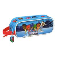 Pennenetui met 2 vakken PJ Masks Blauw 21 x 8 x 6 cm
