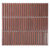 The Mosaic Factory Sevilla Mozaïektegel - 30.8x28.2cm - wand en vloertegel - glans - smoked cherry SEF12012