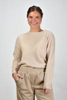 Les Tricots de Lea trui Mapoupette 34610 beige chine
