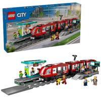 Lego City 60423 Treinen Stadstram en Station - thumbnail