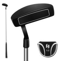 89 cm Mallet Putter van Roestvrij Staal met Roestvrijstalen Kop en Antislip Handgreep Golfclub voor Rechtshandigen Dames Heren