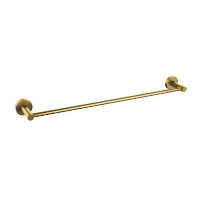 Handdoek houder Aloni | Wandmontage | 57 cm | Messing | Rond | Goud geborsteld