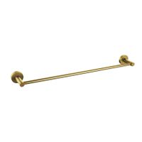 Handdoek houder Aloni | Wandmontage | 57 cm | Messing | Rond | Goud geborsteld Handdoek houder Aloni | Wandmontage | 57 cm | Messing | Rond | Goud geborsteld