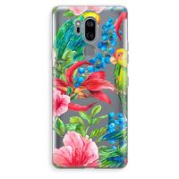 Papegaaien: LG G7 Thinq Transparant Hoesje Papegaaien: LG G7 Thinq Transparant Hoesje
