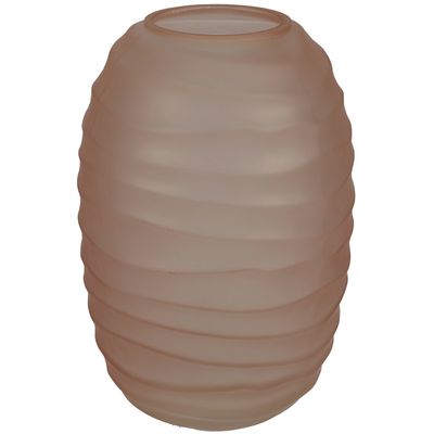 Countryfield Bloemenvaas Evita - roze - mat glas - D15 x H22 cm