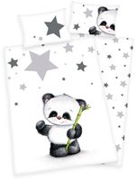 dekbedovertrek ledikant panda, 100 x 135 cm